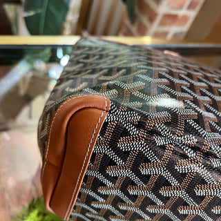 GOYARD Artois PM Black Gold Goyardine Tote