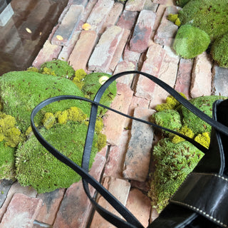 FENDI Baguette Black Zucchino Canvas Shoulder Bag