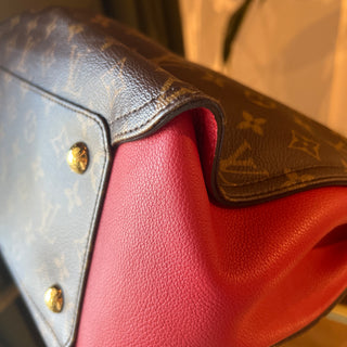LOUIS VUITTON Gaia Cerise Monogram Canvas Hobo Bag