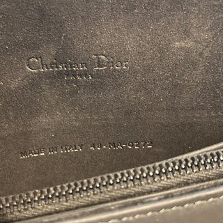 DIOR Black Matte Cannage Lady Dior Pouch Crossbody