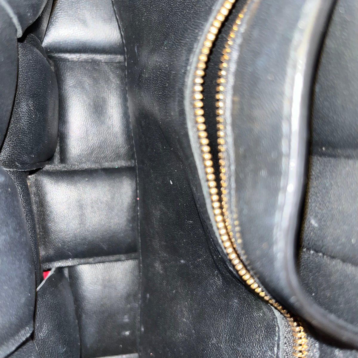 BOTTEGA VENETA Black Lambskin Maxi Intrecciato Padded Chain Cassette Crossbody Bag
