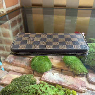 LOUIS VUITTON Damier Ebene Clemence Wallet