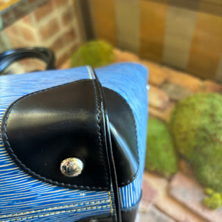 LOUIS VUITTON Blue Epi Leather Phenix PM