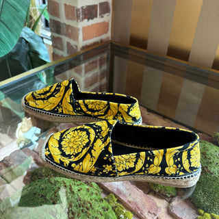 VERSACE Square Tote Baroque Espadrilles 41