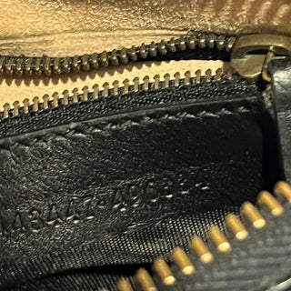 GUCCI Marmont Black Chevron Quilt Crossbody Chain Bag