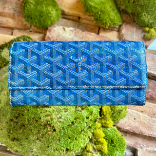 GOYARD Varenne Blue Wallet