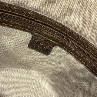 GUCCI Pelham Gold Leather Sudded Hobo Bag