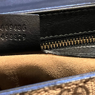 GUCCI Padlock Large Brown GG Supreme Canvas Shoulder Bag
