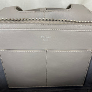 CELINE Tri-fold Medium Grey Shoulder Bag