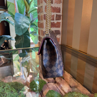 LOUIS VUITTON Caissa Damier Ebene Canvas Shoulder Bag