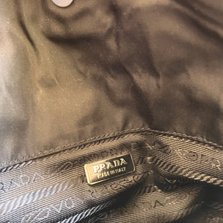 PRADA Black Tessuto Nylon Belt Bag