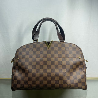 LOUIS VUITTON Damier Ebene Canvas Kensington Bowling Bag