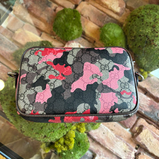 GUCCI Camo Pink Crossbody