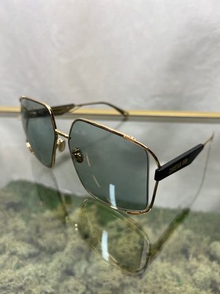 DIOR ArchiDior S1U Gold Metal Sunglasses TS3643