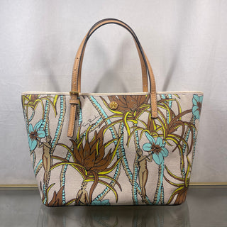 TORY BURCH Emerson Floral Canvas Lady Print Tote