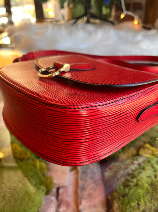 LOUIS VUITTON Red Epi St. Cloud PM VI0971