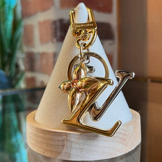 LOUIS VUITTON Gold New Wave Bag Charm & Key Holder