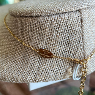 LOUIS VUITTON Louisette Gold-Tone Metal Necklace