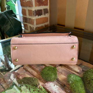 FENDI Pink Leather Front Pocket Mini Peekaboo
