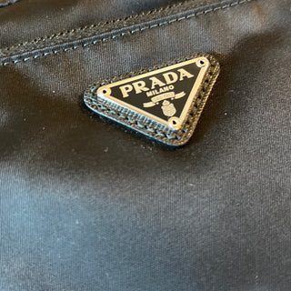 PRADA Black Travel Pouch Re-Nylon