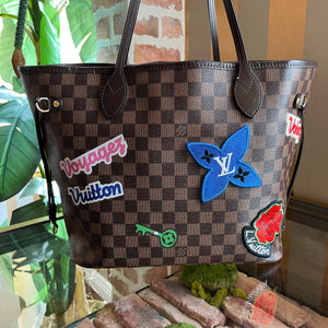 Louis Vuitton Neverfull Patches MM W/Pouch
