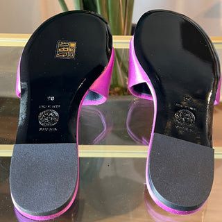VERSACE Medusa '95 Satin Slides SZ 36