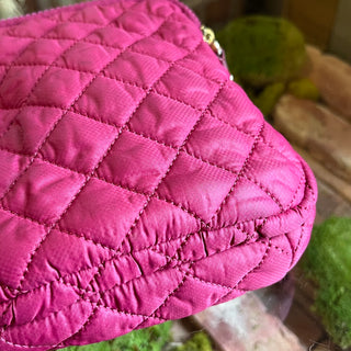 MZWALLACE Metro Raspberry Pink Nylon Crossbody