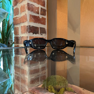 VERSACE MOD 4361 GB1/87 Black Acetate Square Sunglasses