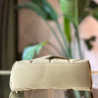 SAINT LAURENT Loulou Puffer Mini Quilted Canvas Shoulder Bag