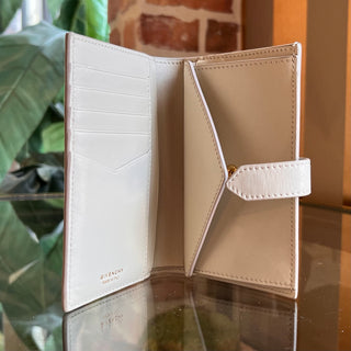 GIVENCHY Cut 4G Beige Leather Wallet