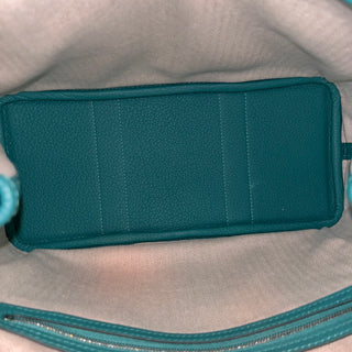 HERMES Garden Party 30 Vert Verone Negonda Leather Tote