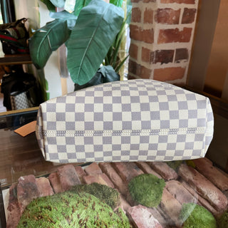 LOUIS VUITTON Graceful PM Damier Azur Canvas Hobo Bag