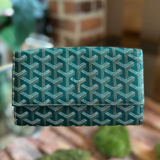 GOYARD Varenne Continental Green Wallet TS3855