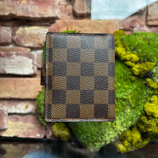 LOUIS VUITTON Vintage Damier Ebene French Bifold Wallet