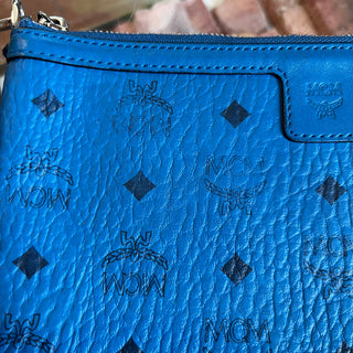 MCM Blue Pochette
