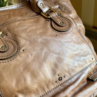 CHLOÉ Paddington Brown Leather Tote Bag