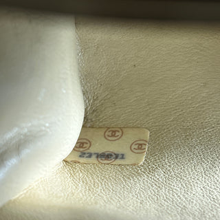 CHANEL Vintage Classic Top Handle Flap Bag Quilted Lambskin Medium