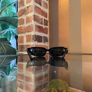 DOLCE&GABBANA DG4479 Black Acetate Rectangle Sunnies