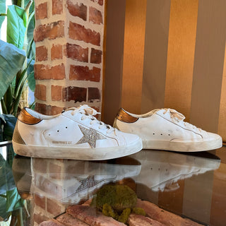 GOLDEN GOOSE Superstar Private Edt White Leather Sneakers SZ 39 (US 9)