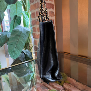 CHANEL North South Timeless Shiny Aged Calfskin Tote