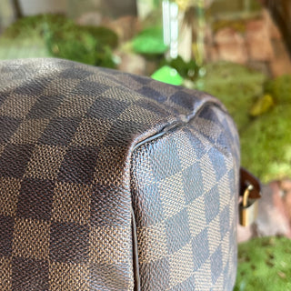LOUIS VUITTON Speedy 35 Damier Ebene Canvas Satchel