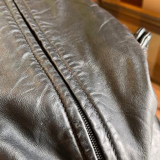 CHANEL Coco Rider Bowling Black Aged Calfskin Satchel Bag