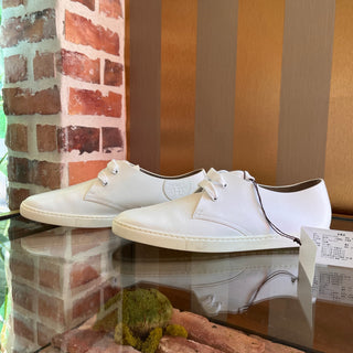 HERMES Blanc One Veau Sneakers SZ 40 (US 10)