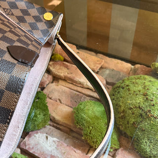 LOUIS VUITTON Caissa Damier Ebene Canvas Hobo Bag