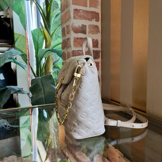 LOUIS VUITTON Coussin PM Galet Embossed Monogram Backpack