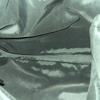 GUCCI Jackie Black Nylon Shoulder Bag