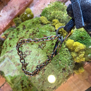 STELLA MCCARTNEY Vintage Black Shaggy Deer Chain Satchel