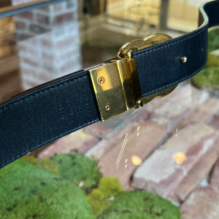 GUCCI Supreme Black GG Canvas Reversible Belt 110/44(16US)