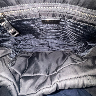 PRADA Puffer Tessuto Flap Crossbody