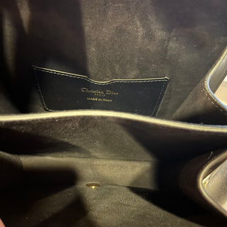 DIOR Bobby Frame Black Calfskin Leather Shoulder Bag